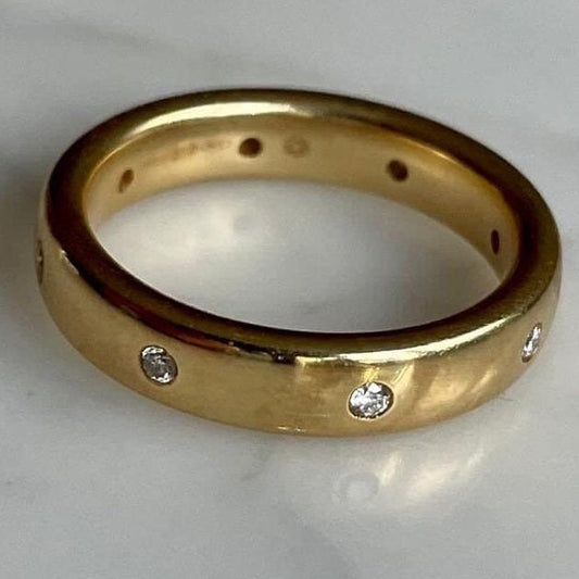 18ct Gold and Diamond Eternity Band
